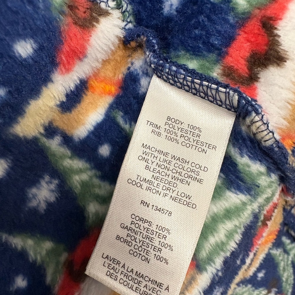 Vineyard Vines Holiday Fleece Sleeper 12-18 Months - Picture 4 of 5